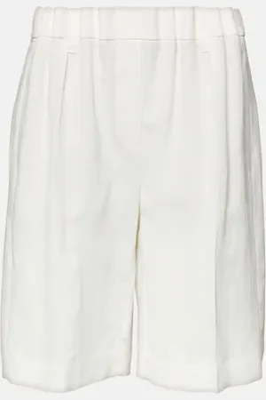 Brunello Cucinelli Short en lin mélangé