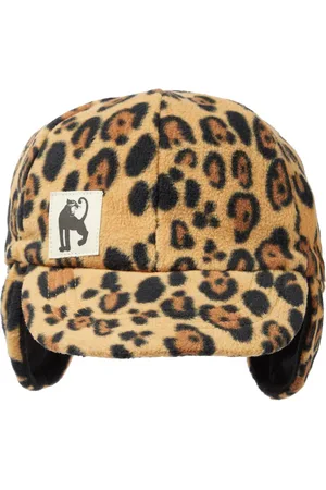 Mini Rodini Chapeau à motif léopard