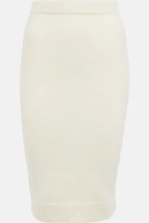 Tom Ford Jupe midi en coton mélangé