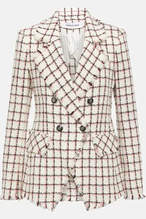 VERONICA BEARD Veste Taja en coton mélangé