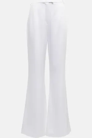 GALVAN Pantalon de mariée ample à taille haute