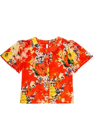 ZIMMERMANN Top Alight en coton à fleurs