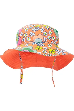 Stella McCartney Chapeau en coton fleurs