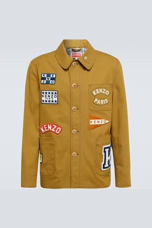 Kenzo Veste en coton brodé