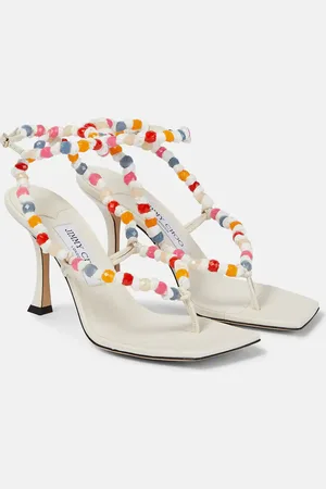 Jimmy Choo Sandales Amiral 90 en cuir à ornements