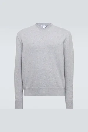 Bottega Veneta Pull en cachemire et cuir