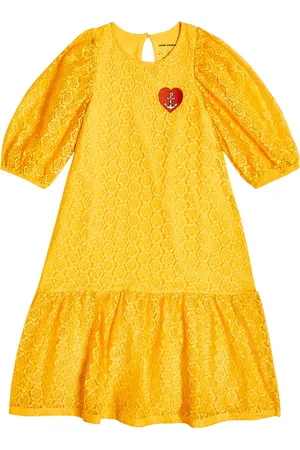 Mini Rodini Robe brodée en dentelle