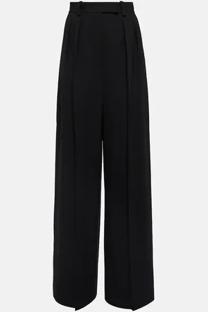 Khaite Pantalon ample Teyana à taille haute
