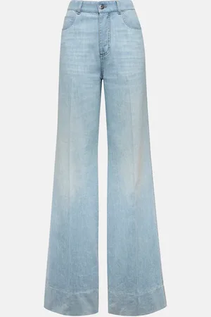 Bottega Veneta Jean ample à taille haute