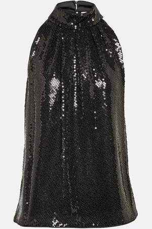 Diane von Furstenberg Top Dove à sequins