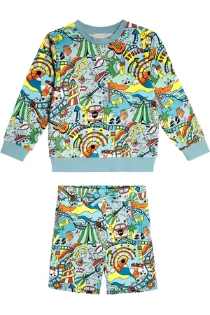 Stella McCartney Ensemble sweat-shirt et short en coton