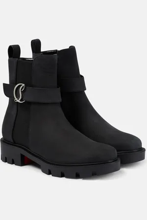 Christian Louboutin Bottines CL Chelsea en daim
