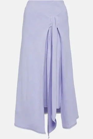 Victoria Beckham Jupe longue asymétrique tie & dye