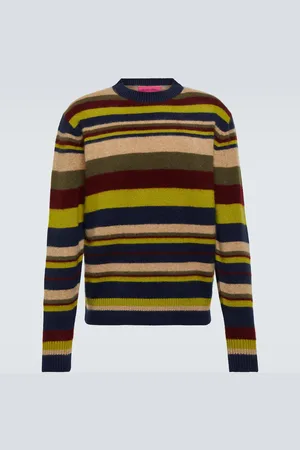 THE ELDER STATESMAN Pull rayé en cachemire