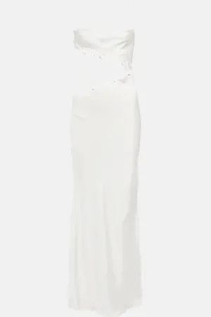 CHRISTOPHER ESBER Robe longue en soie