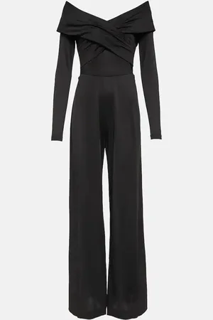 Diane von Furstenberg Combi-pantalon Lucien à encolure bardot