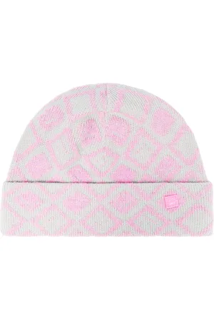 Acne Studios Bonnet en jacquard de coton et laine