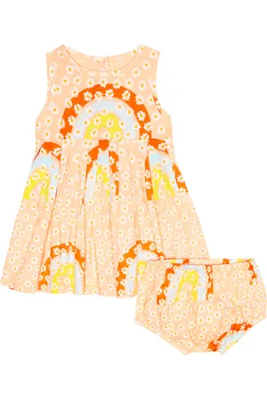 Stella McCartney Bébé – Ensemble robe et culotte bloomer imprimées en coton