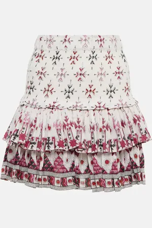 Marant Etoile Mini-jupe Naomi imprimée en coton