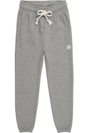 Acne Studios Pantalon de survêtement Mini Fairview Face en coton