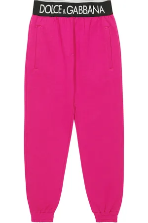 Dolce & Gabbana Pantalon de survêtement en coton à logo