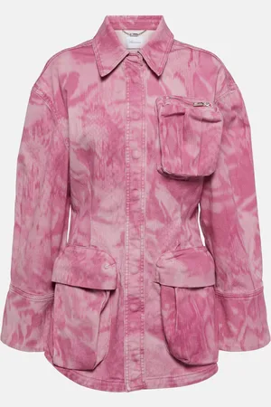 Veste en jean rose pale online femme