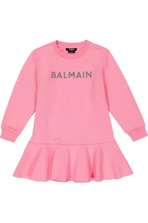Balmain Robe sweat-shirt en coton