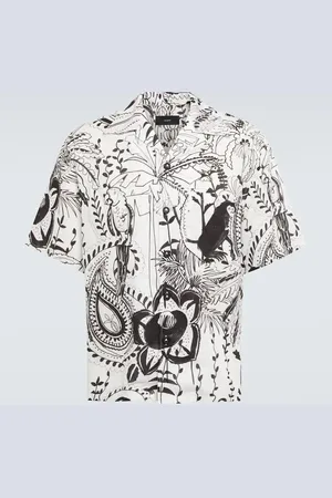 Alanui Chemise Oasis of Imagination en coton et lin