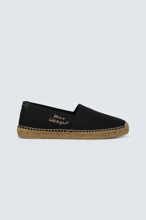 Saint Laurent Espadrilles en toile à logo