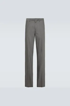 Prada Pantalon slim en laine et mohair