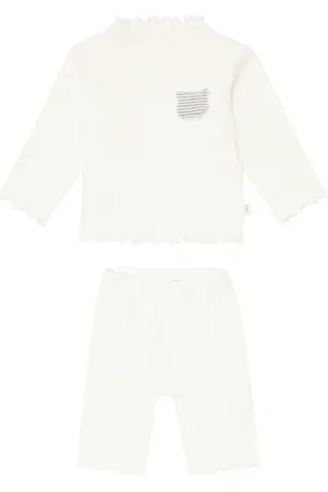 Il gufo Bébé – Ensemble top et short en coton