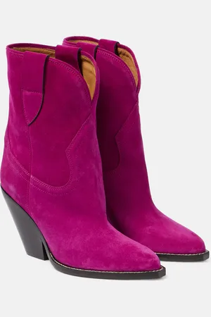 Isabel Marant Bottines santiags Leyane en daim