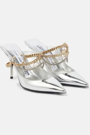 Jimmy Choo X Jean Paul Gaultier – Escarpins en cuir à ornements