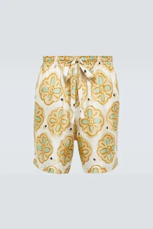COMMAS Short imprimé en soie