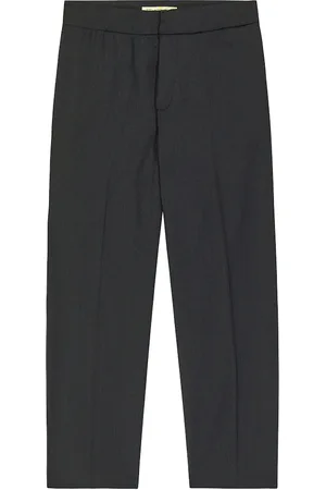 Stella McCartney Pantalon droit en laine mélangée