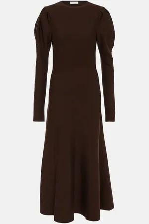 GABRIELA HEARST Robe midi Hannah en laine vierge