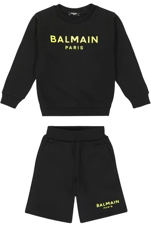 Balmain Ensemble sweat-shirt et short en coton
