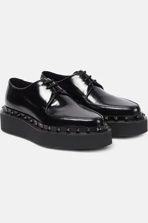 VALENTINO GARAVANI Derbies Rockstud M-Way en cuir