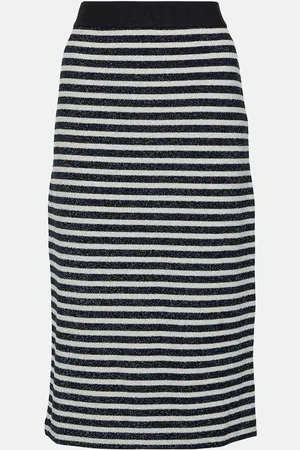 Dorothee Schumacher Jupe midi Endless Shimmer rayée