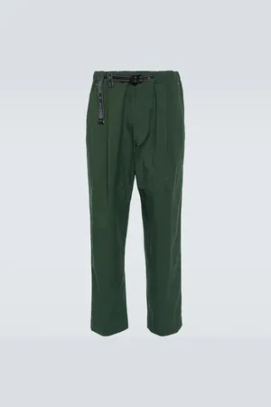 and wander Pantalon tapered Nylon Chino Tuck