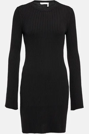 Chloé Chloé Robe en laine et cachemire