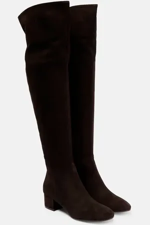 Gianvito Rossi Bottes cuissardes Rolling en daim