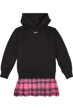 OFF-WHITE Robe en coton à carreaux