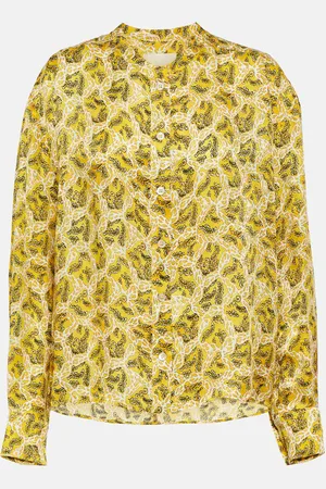 Isabel Marant Blouse Leidy imprimée en soie mélangée