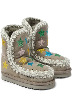 Mou Bottes imprimées en daim