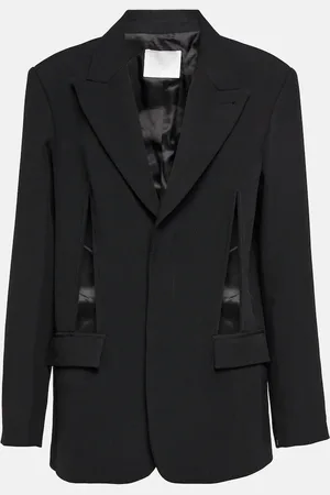 DION LEE Blazer en laine mélangée