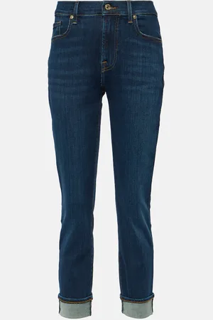 7 for all Mankind Jean skinny à taille haute