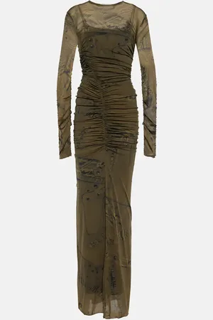 BLUMARINE Robe longue imprimée
