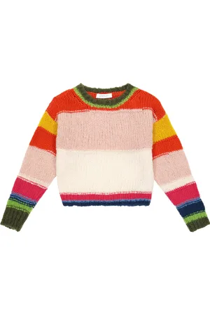 MONNALISA Pull rayé en laine mélangée