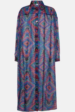 ERES Robe chemise Dj imprimée en coton